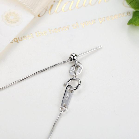 Lant argint reglabil model cubic [3]