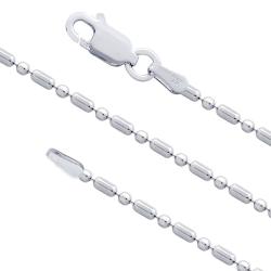 Lant argint 925 rodiat model militar 1.5 mm grosime [0]