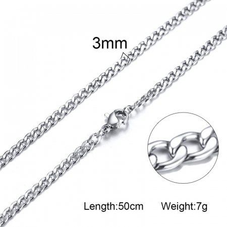 Lant inox 3 mm, 50 cm [2]