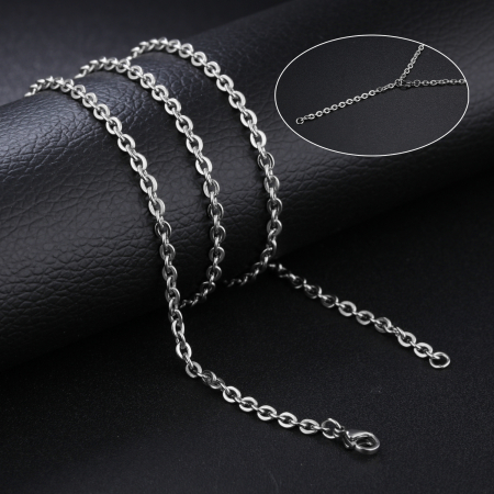 Lant inox argintiu 2,2 mm x 50 cm [2]