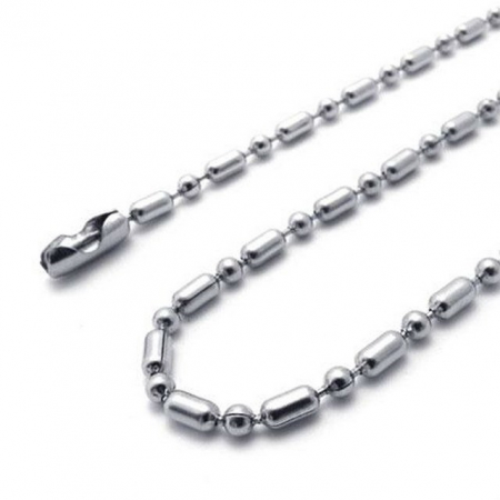 Lant inox army cu bilute 2,4 mm [1]
