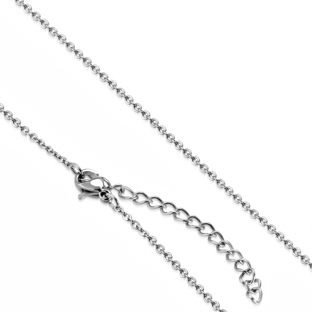 Lant inox cu zale ovale 40 cm si 1,5 mm LSL0331 [0]