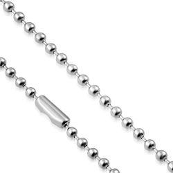 Lant inox militar cu bilute army 60 cm si 5 mm grosime [5]