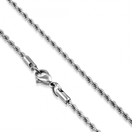 Lant inox model sfoara 2 mm si 55 cm [0]