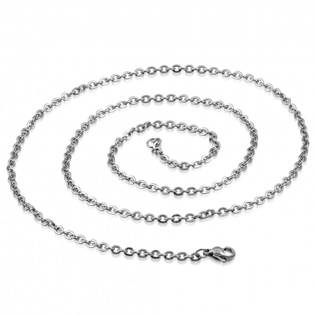 Lant inox cu zale ovale 59 cm si 4 mm LSL0106 [1]