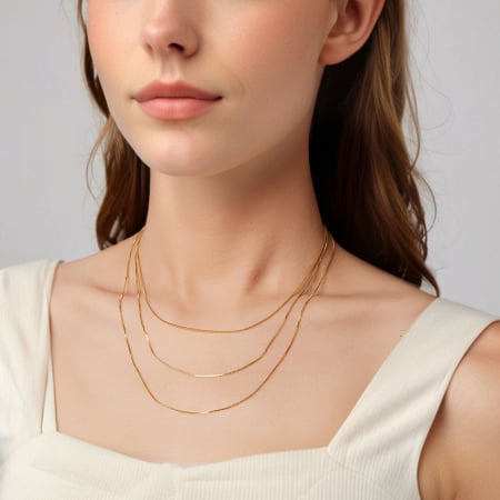 Lantisor argint cubic