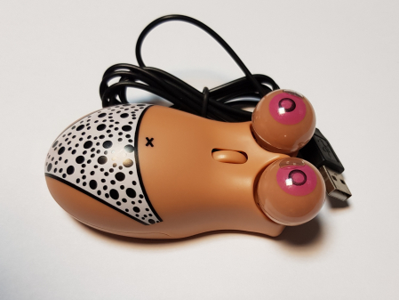 Mouse funny optic in forma de femeie topless [1]