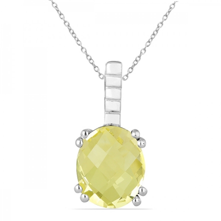 Pandant argint Marie Antoinette, 925, cu topaz galben - PVA0003 [0]