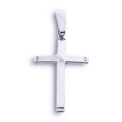 Pandantiv argint 925 rodiat cruce - Be Spiritual [0]
