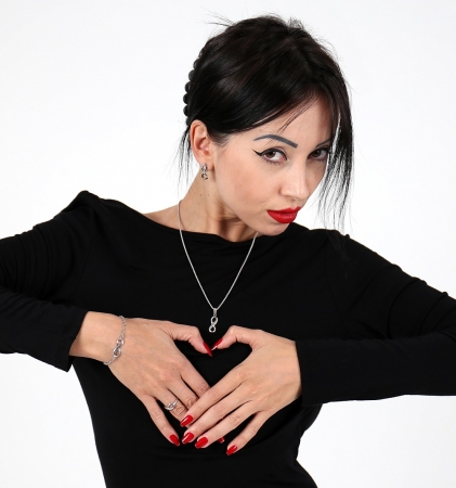 Pandantiv argint 925 rodiat cu simbolul infinit - Infinite You PBU0011 [2]