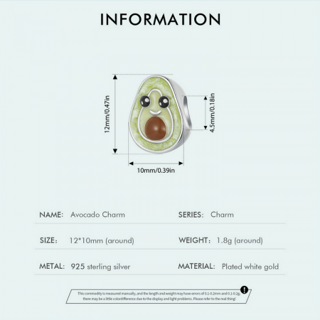 Pandantiv argint Avocado [7]