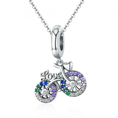 Pandantiv argint bicicleta [3]