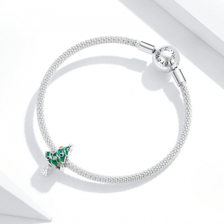 Pandantiv argint brad de craciun [2]