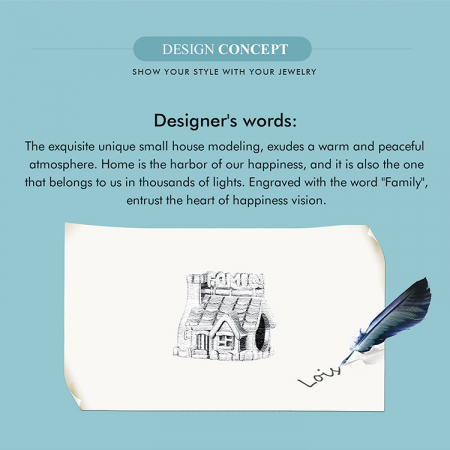 Pandantiv argint casa familiei [7]