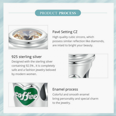 Pandantiv argint Coffee [9]