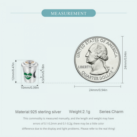 Pandantiv argint Coffee [8]