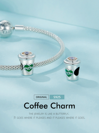 Pandantiv argint Coffee [10]