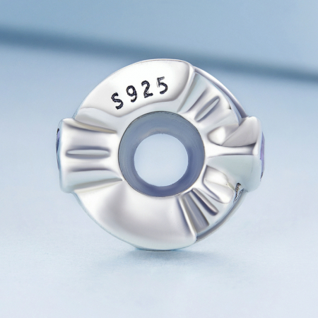 Pandantiv argint cu aripi de inger si inima [2]