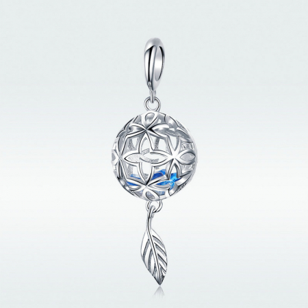 Pandantiv argint cu flori [7]