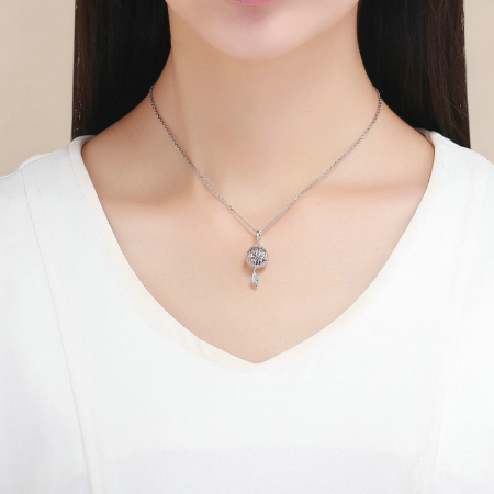 Pandantiv argint cu flori [4]