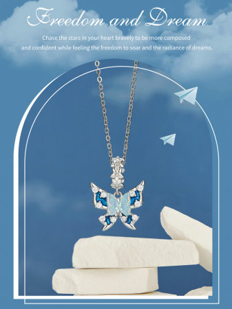 Pandantiv argint cu fluture [16]