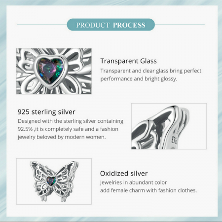 Pandantiv argint cu fluture dansator [9]