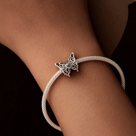 Pandantiv argint cu fluture dansator [1]