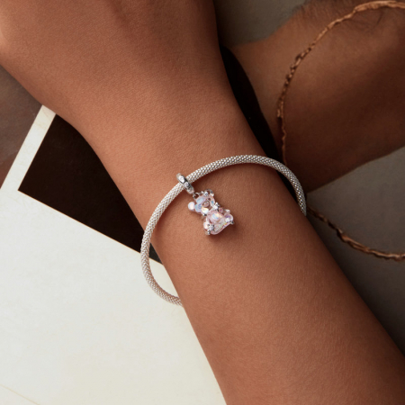 Pandantiv argint cu ursulet roz [7]