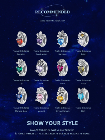 Pandantiv argint cu zirconiu inimioara si crin [11]