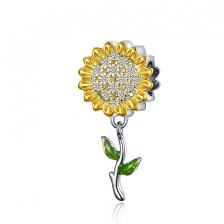 Pandantiv argint floarea soarelui