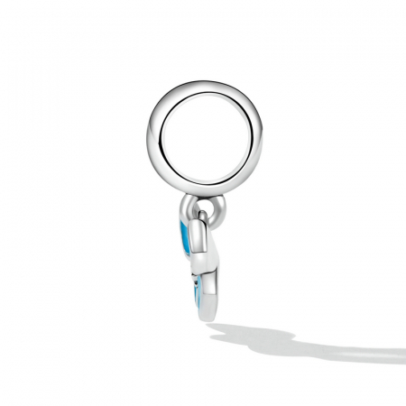 Pandantiv argint fluture albastru [2]