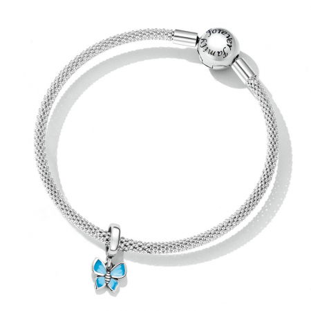 Pandantiv argint fluture albastru [4]