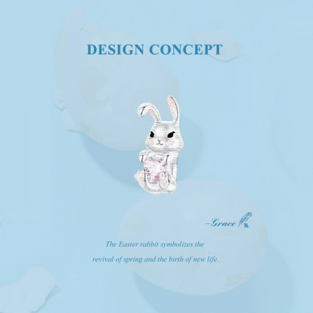 Pandantiv argint iepuras [12]