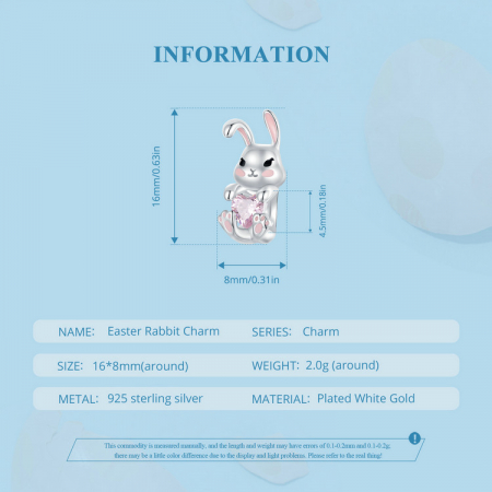 Pandantiv argint iepuras [8]