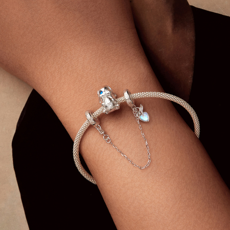 Pandantiv argint iepuras cu ou de Paste [16]