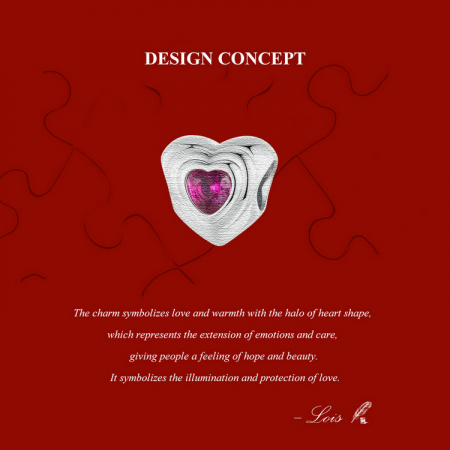 Pandantiv argint inima [10]