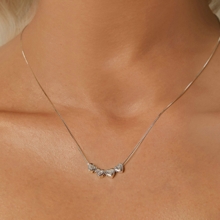 Pandantiv argint inima cu litera L [2]