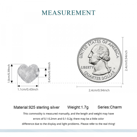 Pandantiv argint inima tesuta [8]
