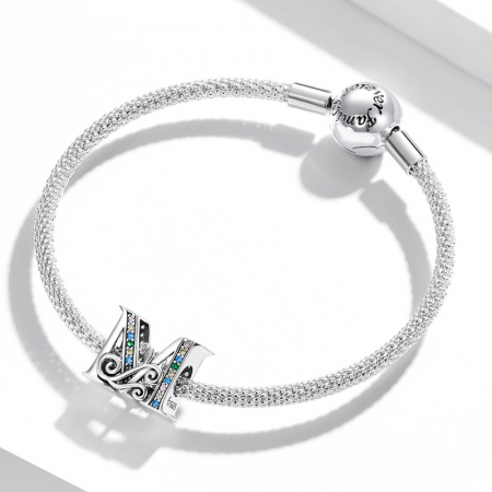 Pandantiv argint litera M [3]