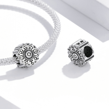 Pandantiv argint lotus vintage [3]