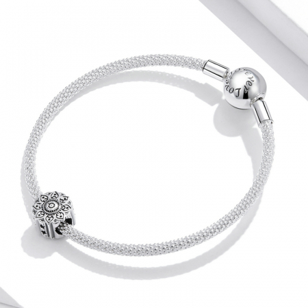 Pandantiv argint lotus vintage [2]