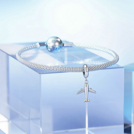 Pandantiv argint mini avion [4]