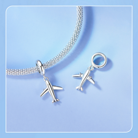 Pandantiv argint mini avion [14]