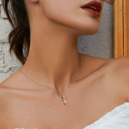 Pandantiv argint mini avion [8]