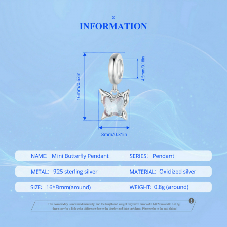 Pandantiv argint fluturas [17]