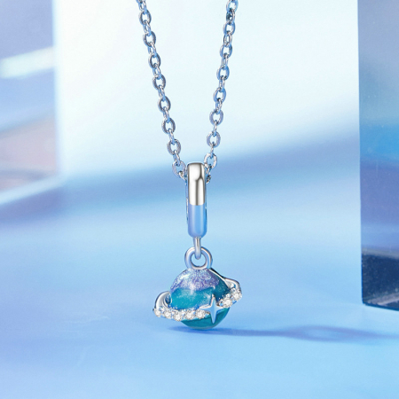 Pandantiv argint mini planeta [10]