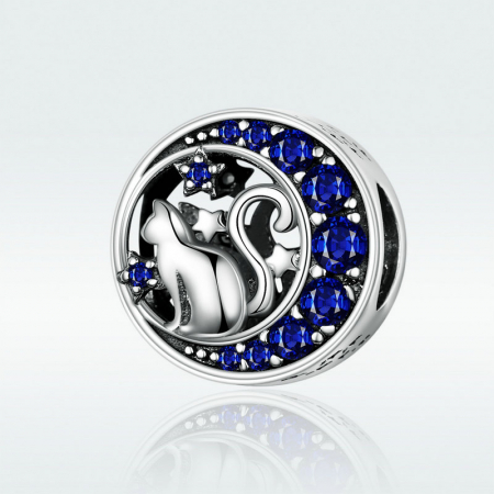 Pandantiv argint Mooncat [4]