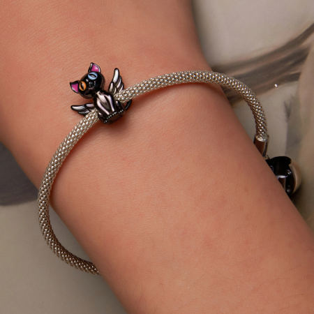 Pandantiv argint pisicuta inger [5]