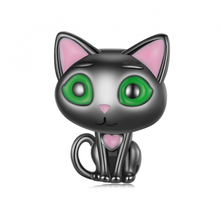 Pandantiv argint Pisicuta Neagra