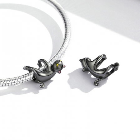 Pandantiv argint  pisicuta neagra [3]